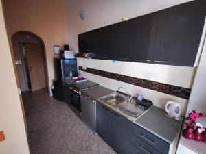 Kuchyň nebo kuchyňský kout v ubytování Apartments Miramaris