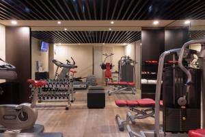 The fitness centre and/or fitness facilities at STRAF, Milan, a Member of Design Hotels