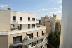 a view from the balcony of a building at Professional Studio Appartment in Bobigny
