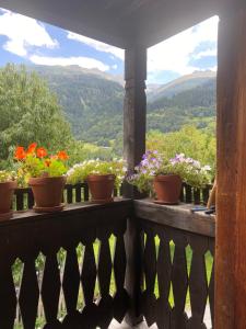 Nespecifikovaný výhled na hory nebo výhled na hory při pohledu z bed and breakfast