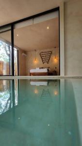 Piscina a Apartment with private pool Tulum o a prop