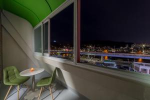 Balkón nebo terasa v ubytování Hotel Castle