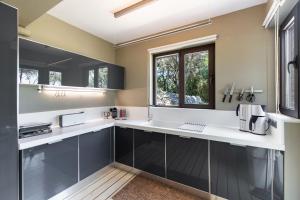 Kuchyň nebo kuchyňský kout v ubytování Apanemia Luxury Villa, Lefkada