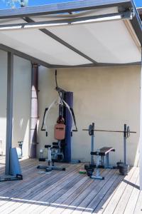 Fitness centrum a/nebo fitness zařízení v ubytování Apanemia Luxury Villa, Lefkada