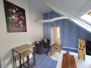 Posedenie v ubytovaní Logement 2 pièces Au Relais Normand