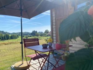 Zahrada ubytování Roulottes des terres de la chouette