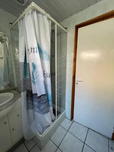 Kylpyhuone majoituspaikassa Maison Ste Foy Tarentaise