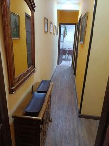 a hallway in a house with a long hallway with a hallwayngthngthngthngth at León Antiguo Palomera in León