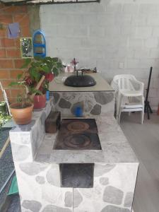 Una cocina o zona de cocina en Bellavista
