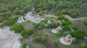 an aerial view of a house in the woods at Hotel Punta Teonoste Boutique Beachfront Resort in Popoyo
