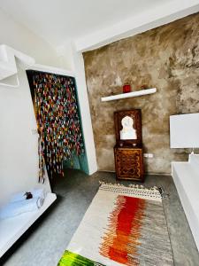 Postel nebo postele na pokoji v ubytování Riad Dar Sebta