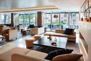Posezení v ubytování London Marriott Hotel Canary Wharf