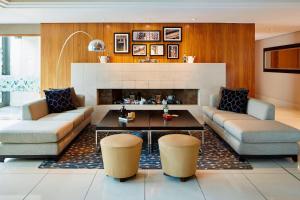 Posezení v ubytování London Marriott Hotel Canary Wharf