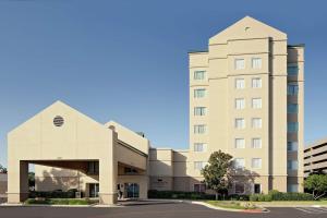 a rendering of the front of a building at Homewood Suites by Hilton Dallas Market Center in Dallas