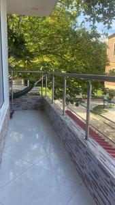 Balkón nebo terasa v ubytování HOTEL Nancy
