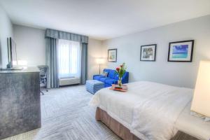 Postel nebo postele na pokoji v ubytování Hampton Inn Houston I-10 East, TX