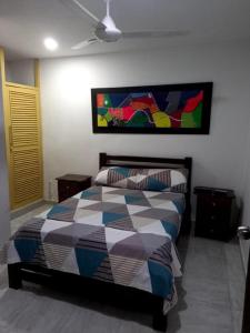 Uma cama ou camas num quarto em Casa Turistica Zamboss