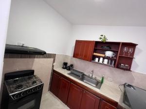 Kjøkken eller kjøkkenkrok på Apartamento101