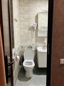 Koupelna v ubytování Hotel Nordmann,Racha
