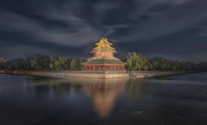 酒店附近的河景