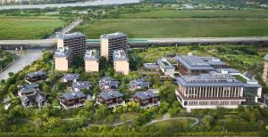 Letecký snímek ubytování Angsana Zhuhai Hengqing