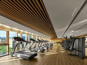 Fitness centrum a/nebo fitness zařízení v ubytování Angsana Zhuhai Hengqing