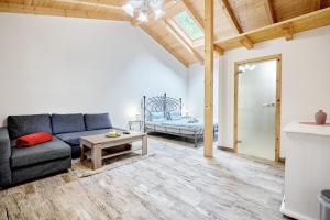Area soggiorno di Apartmány Svatošské skály
