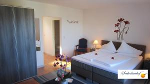 Voodi või voodid majutusasutuse Hotel Klein - Seebodenerhof toas +29 fotot