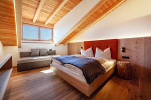 Postel nebo postele na pokoji v ubytování Huetterhof Apartement Summer