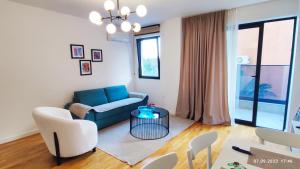 Posezení v ubytování Apartments LORA in Bonila