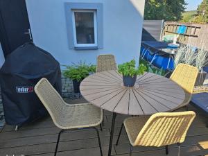 Veranda oz. zunanji predel v nastanitvi Sunset soul apartment & sauna