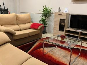 Televízia a/alebo spoločenská miestnosť v ubytovaní Apartamento Completo Regina + 14 fotografií