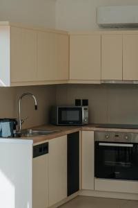 Köök või kööginurk majutusasutuses Ponte Suites