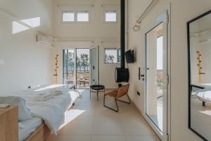 Voodi või voodid majutusasutuse Ponte Suites toas