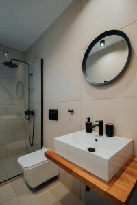 Vannituba majutusasutuses Ponte Suites