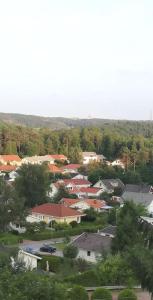 a small town with houses and trees in a city at Simple life in Gothenburg