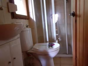 Ванная комната в Sommerhaus am See