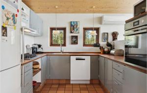 Kuchyň nebo kuchyňský kout v ubytování 3 Bedroom Cozy Home In Jerup