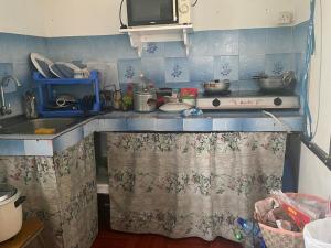 Η κουζίνα ή μικρή κουζίνα στο Modern guesthouse