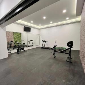 The fitness centre and/or fitness facilities at Rincon de Hidalgo