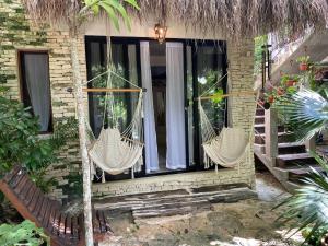 Zahrada ubytování VerdeAmar Eco Lodge Jungle Retreat