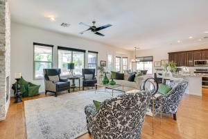 a living room with a couch and chairs at Day Trip to Dtwn Phoenix Peoria Retreat with Pool in Peoria