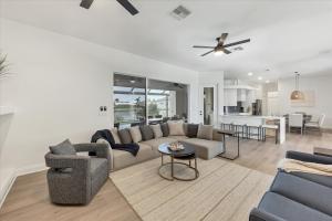 a living room with a couch and a table at 228 Freeport in Punta Gorda