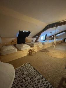 Postel nebo postele na pokoji v ubytování Hotel Du Parc
