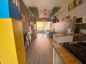 Kuchyň nebo kuchyňský kout v ubytování Saltillo Alto Boutique Studio