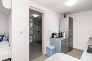 Kuchyň nebo kuchyňský kout v ubytování Apartment Lavanda