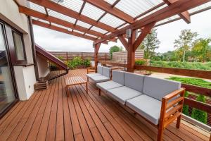 Un balcón o terraza en ABC Mikołajki