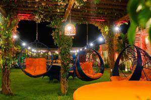Pousada Solarium de Gostoso外面的花园