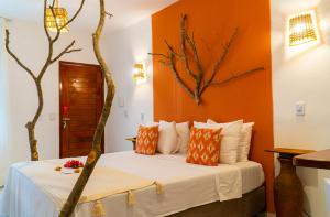 Pousada Solarium de Gostoso客房内的一张或多张床位