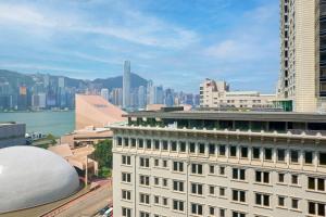 Vista general de Hong Kong o vistes de la ciutat des de l'hotel
